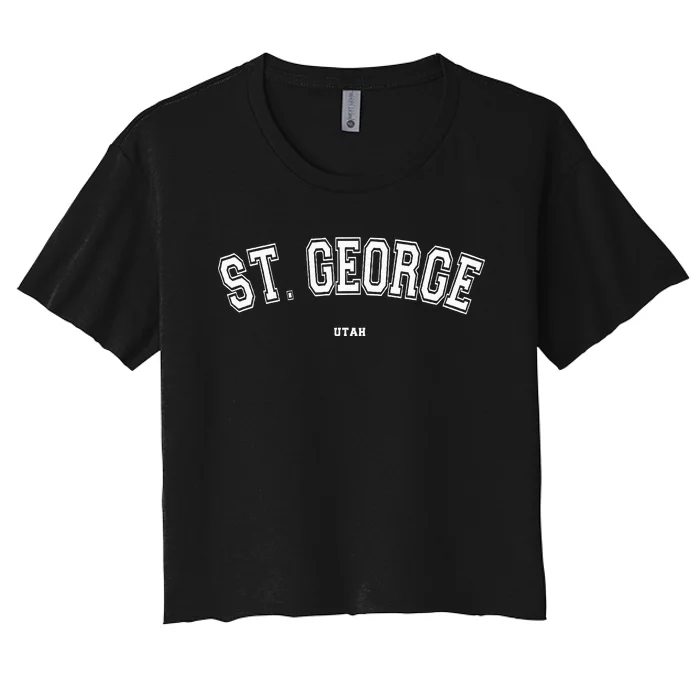 St. George Utah Women's Crop Top Tee