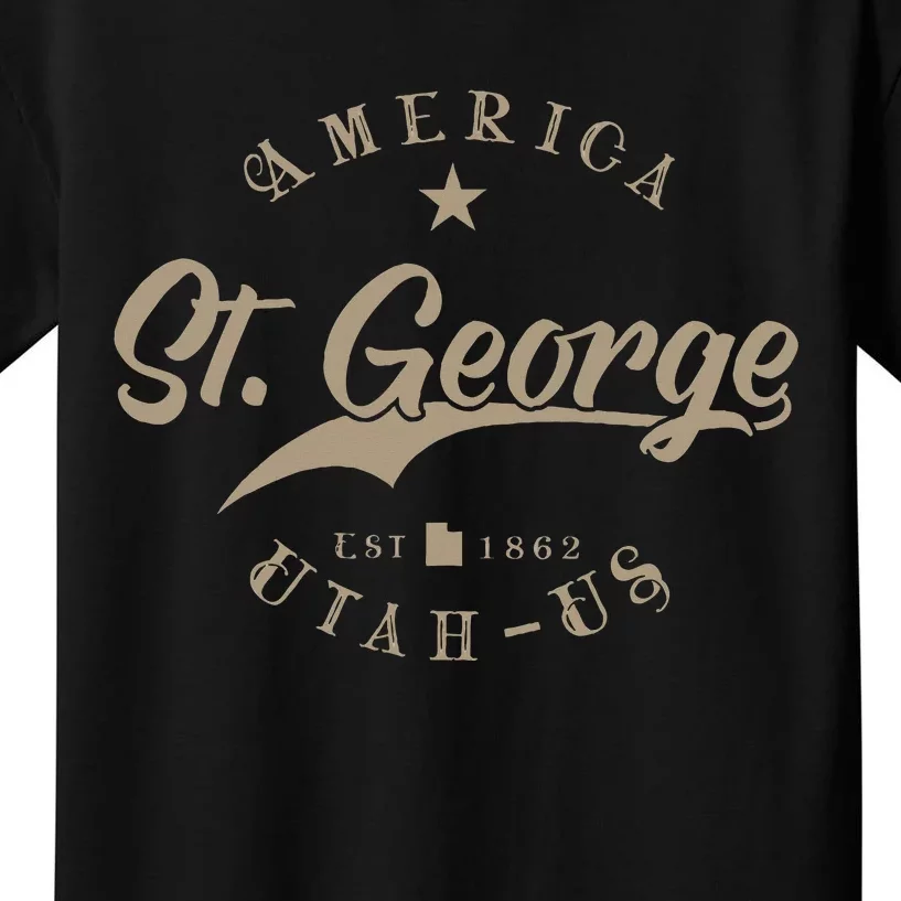 St. George Ut Utah Kids T-Shirt