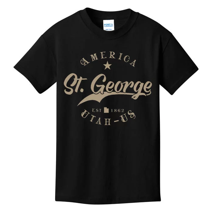 St. George Ut Utah Kids T-Shirt