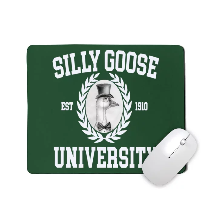 Silly Goose University Silly Goose Meme Costume Mousepad