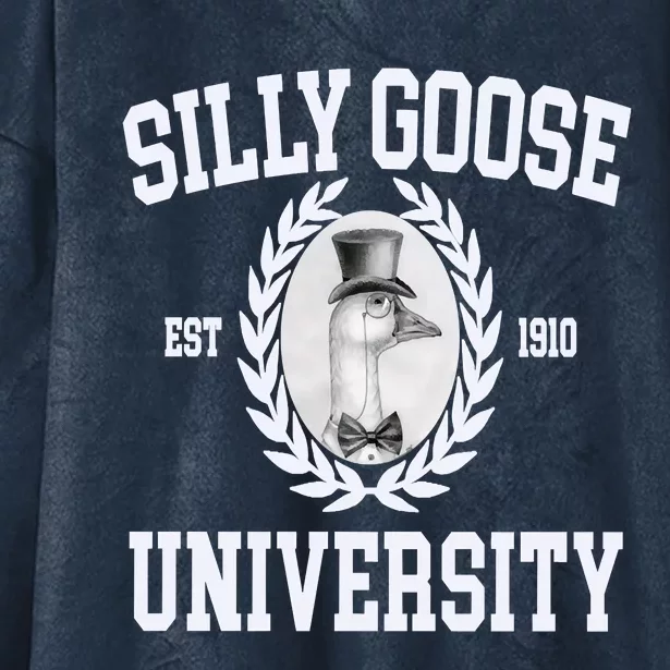 Silly Goose University Silly Goose Meme Costume Hooded Wearable Blanket