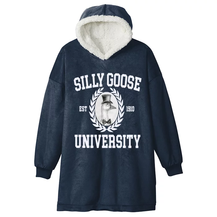 Silly Goose University Silly Goose Meme Costume Hooded Wearable Blanket