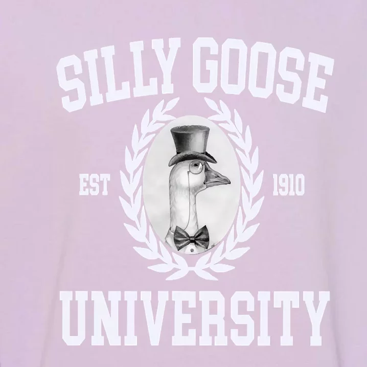 Silly Goose University Silly Goose Meme Costume Garment-Dyed Sweatshirt