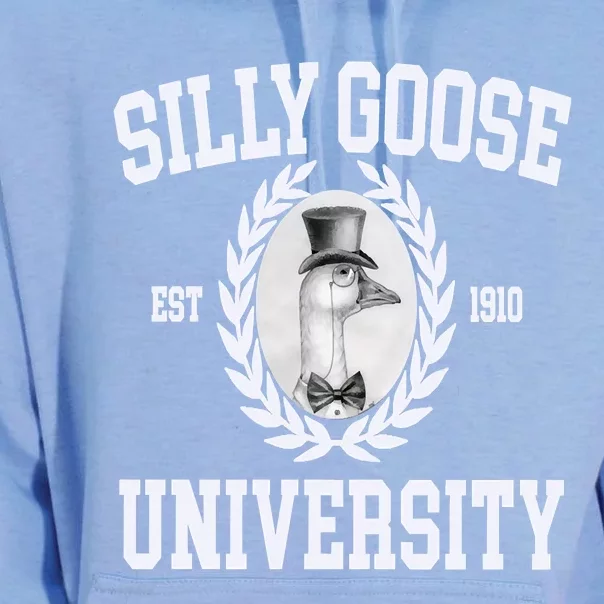 Silly Goose University Silly Goose Meme Costume Unisex Surf Hoodie