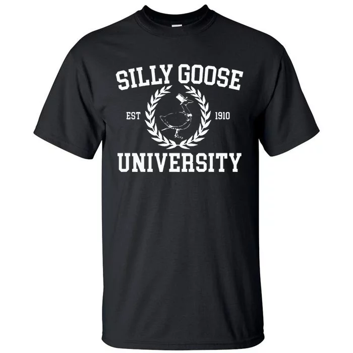 Silly Goose University Silly Goose Meme Costume Tall T-Shirt