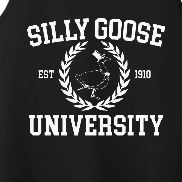 Silly Goose University Silly Goose Meme Costume Performance Tank