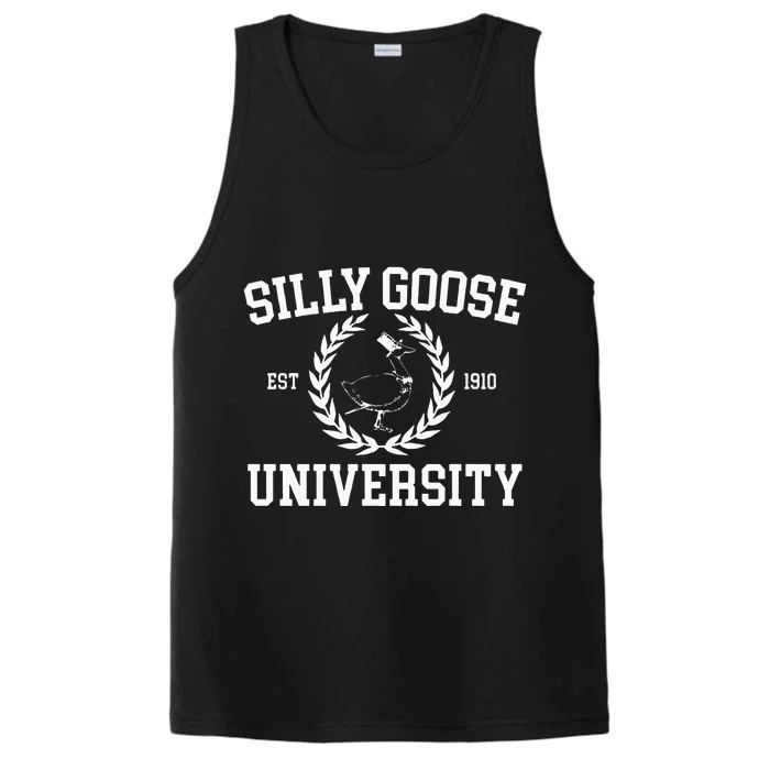 Silly Goose University Silly Goose Meme Costume Performance Tank