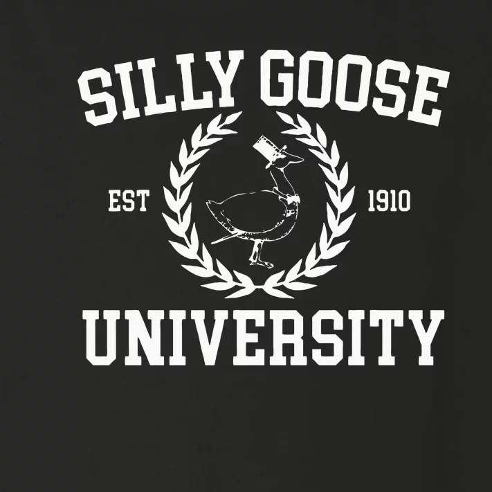 Silly Goose University Silly Goose Meme Costume Toddler Long Sleeve Shirt