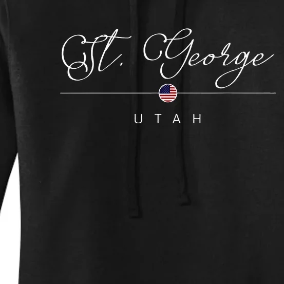 St. George Utah Ut On St. George Women's Pullover Hoodie