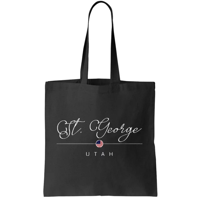 St. George Utah Ut On St. George Tote Bag