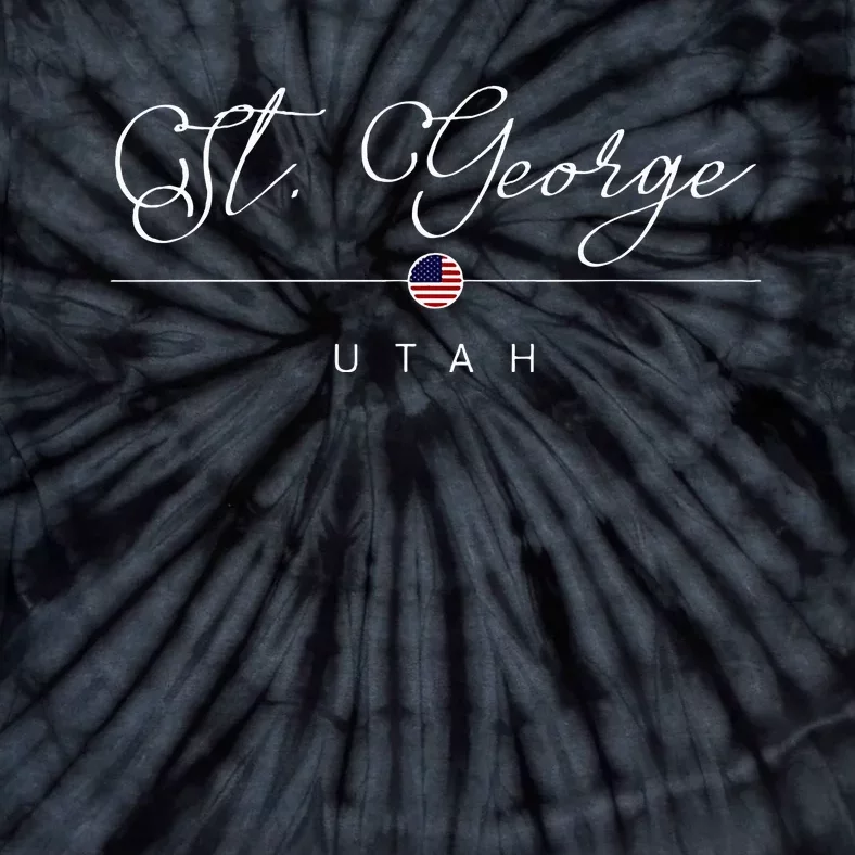 St. George Utah Ut On St. George Tie-Dye T-Shirt