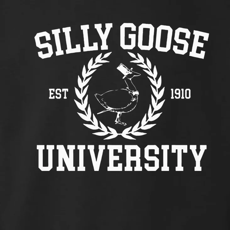 Silly Goose University Silly Goose Meme Costume Toddler Hoodie