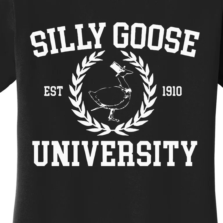 Silly Goose University Silly Goose Meme Costume Women's T-Shirt