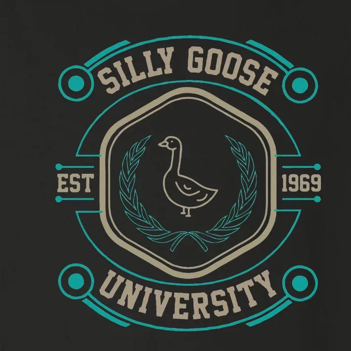 Silly Goose University Silly Goose Meme Toddler Long Sleeve Shirt