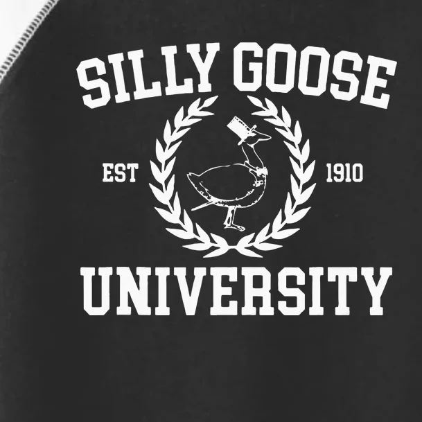 Silly Goose University Silly Goose Meme Toddler Fine Jersey T-Shirt