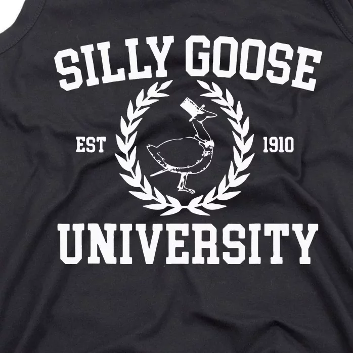 Silly Goose University Silly Goose Meme Tank Top