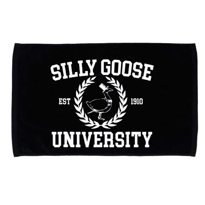 Silly Goose University Silly Goose Meme Microfiber Hand Towel