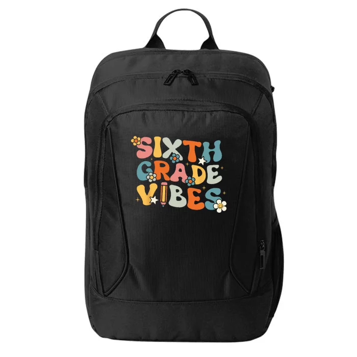 Sixth Grade Vibes Back To School Retro 6th Grade Teachers City Backpack