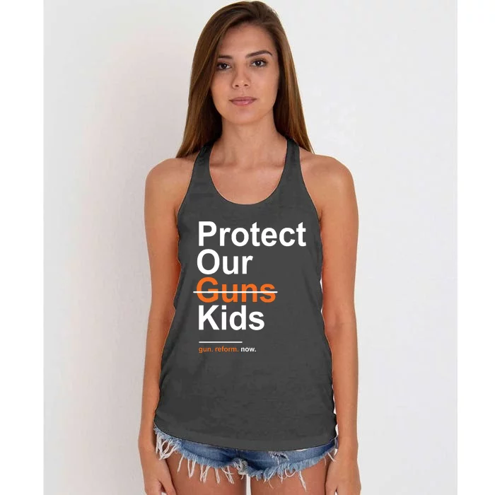 Stop Gun Violence Shirt One Child Is Worth More Than All The Guns On Earth Anti Women's Knotted Racerback Tank