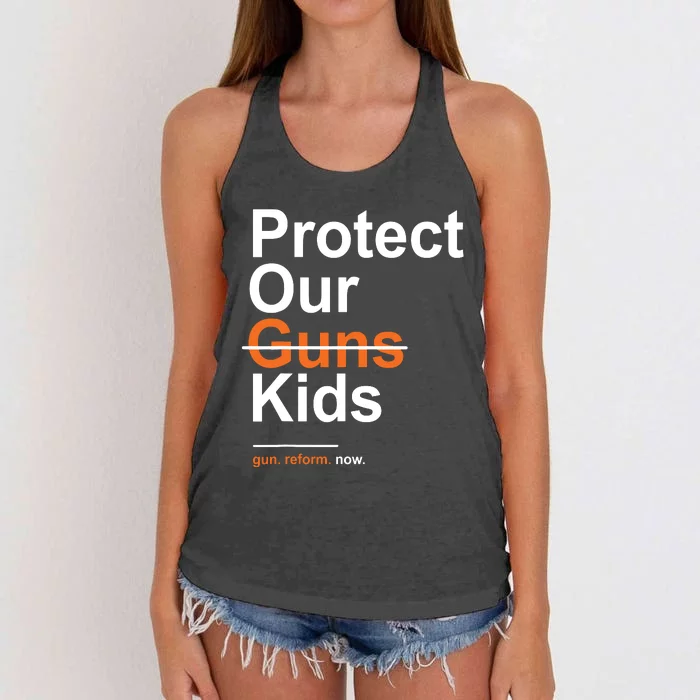 Stop Gun Violence Shirt One Child Is Worth More Than All The Guns On Earth Anti Women's Knotted Racerback Tank