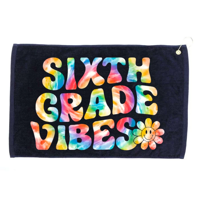 Sixth Grade Vibes 6th Grade Team Teachers Grommeted Golf Towel