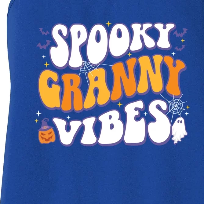 Spooky Granny Vibes Halloween Gift Women's Racerback Tank