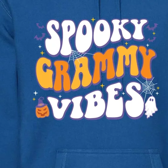 Spooky Grammy Vibes Halloween Gift Premium Hoodie