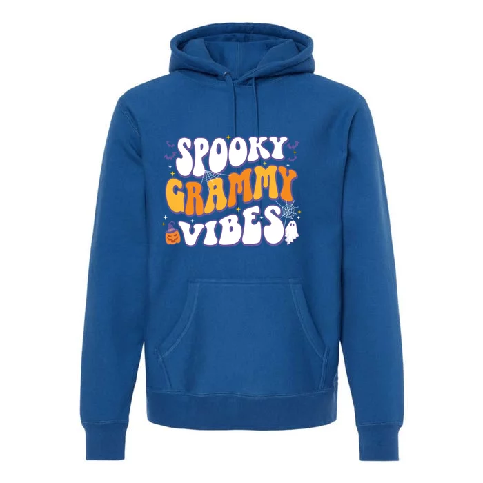 Spooky Grammy Vibes Halloween Gift Premium Hoodie