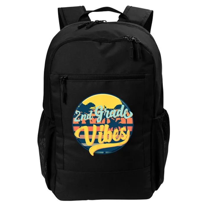 Second Grade Vibes Team 2nd Grade Teacher Or Student Retro Daily Commute Backpack