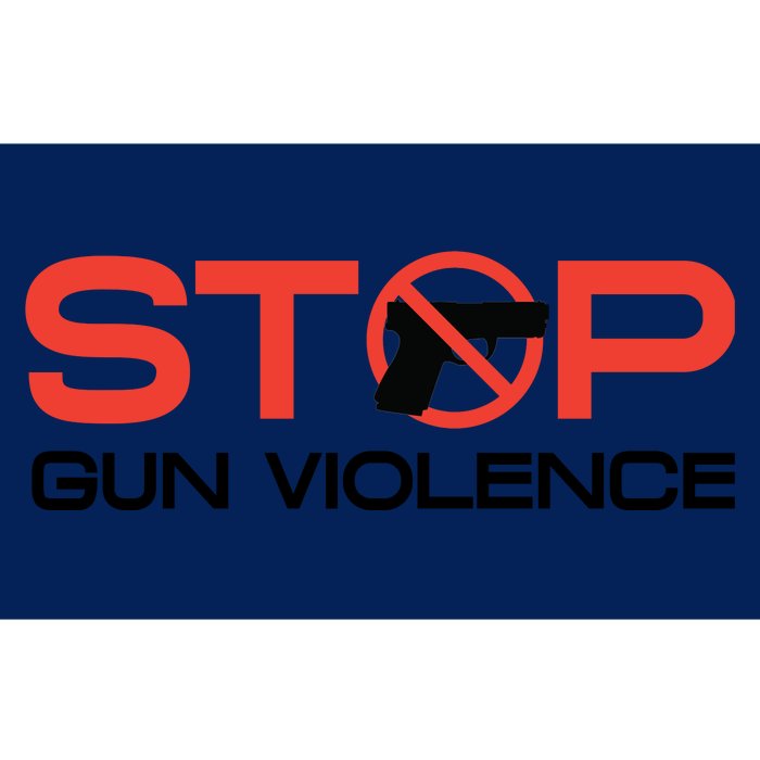 Stop Gun Violence Anti Gun Pro Life Bumper Sticker