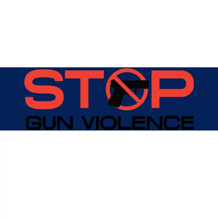 Stop Gun Violence Anti Gun Pro Life Bumper Sticker