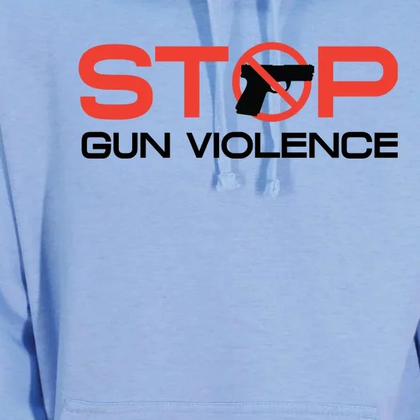 Stop Gun Violence Anti Gun Pro Life Unisex Surf Hoodie