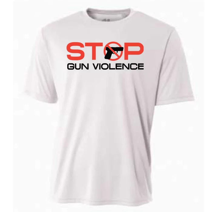 Stop Gun Violence Anti Gun Pro Life Cooling Performance Crew T-Shirt