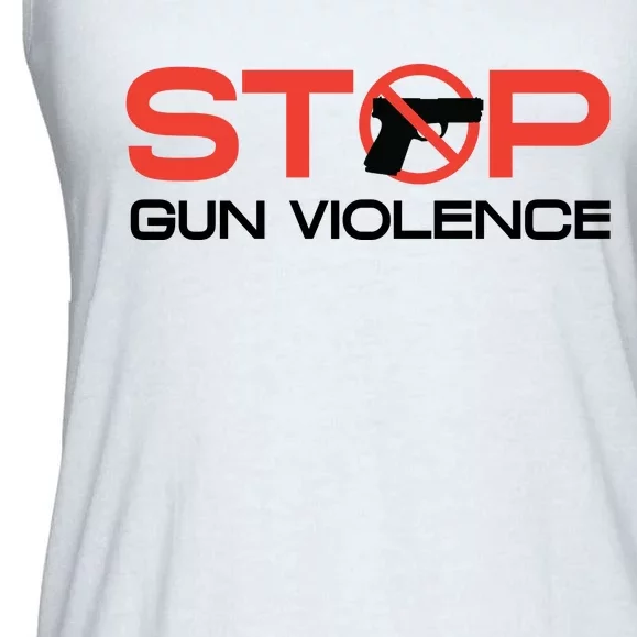 Stop Gun Violence Anti Gun Pro Life Ladies Essential Flowy Tank