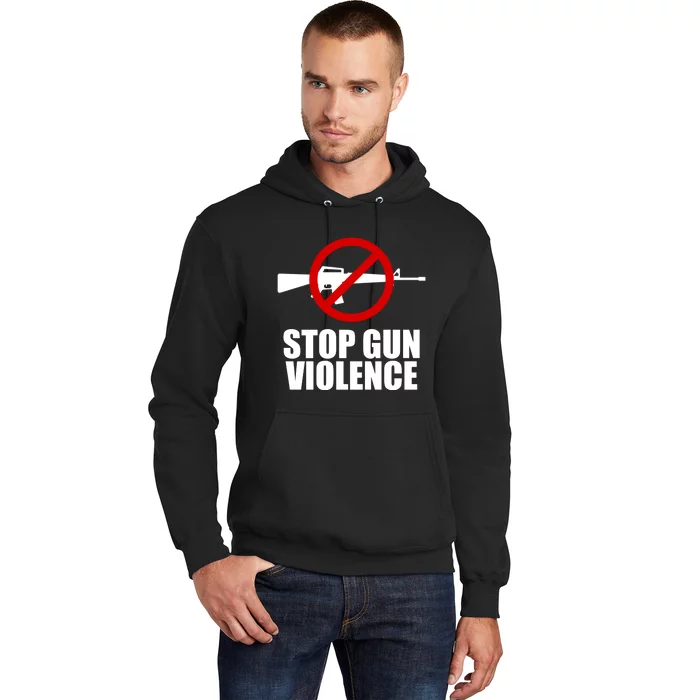 Stop Gun Violence Anti Guns Hoodie