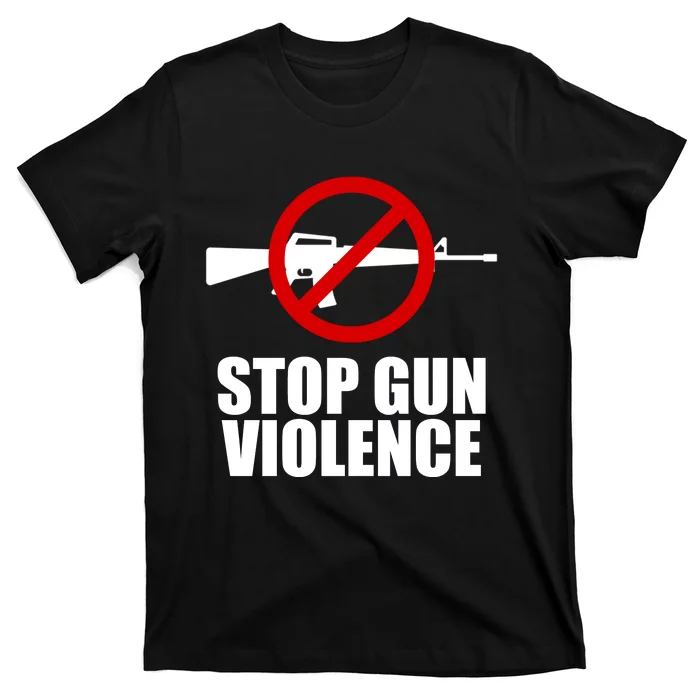 Stop Gun Violence Anti Guns T-Shirt