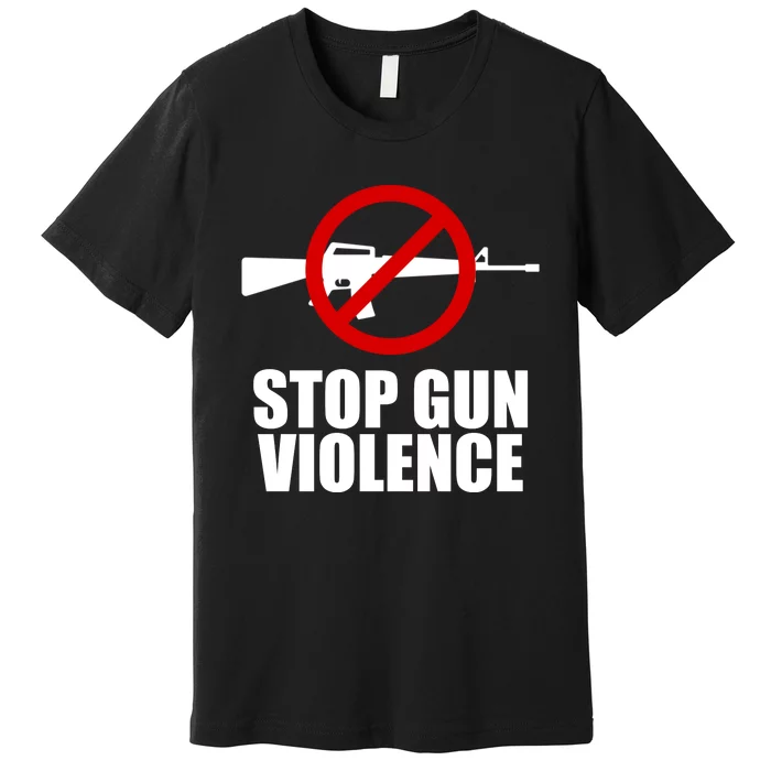 Stop Gun Violence Anti Guns Premium T-Shirt