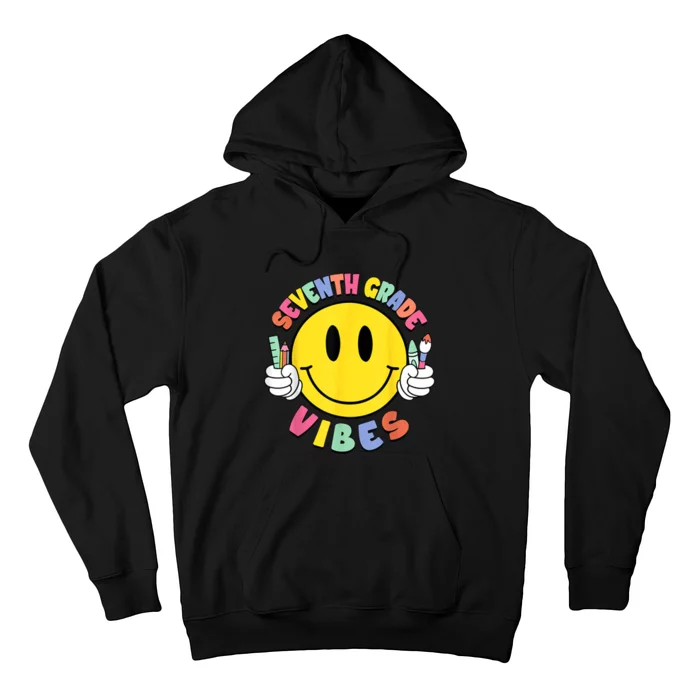 Seventh Grade Vibes Teachers 7th Grade Team Back To School Hoodie