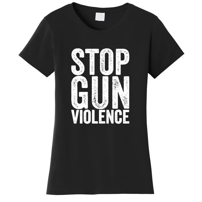 Stop Gun Violence Vintage Women's T-Shirt