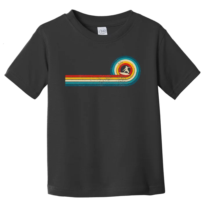 Surfer Gift Vintage Wave Retro Surfing Surf Beach Toddler T-Shirt