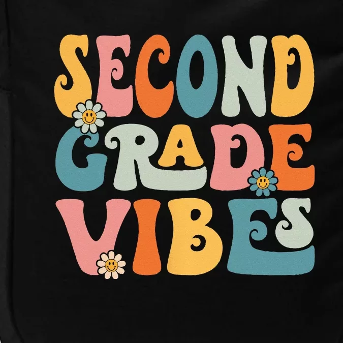 Second Grade Vibes Hello 2nd Grade Team Retro Back To School Impact Tech Backpack