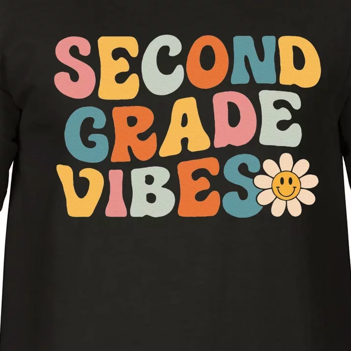 Second Grade Vibes 2nd Grade Team Retro 1st Day Of School Comfort Colors T-Shirt