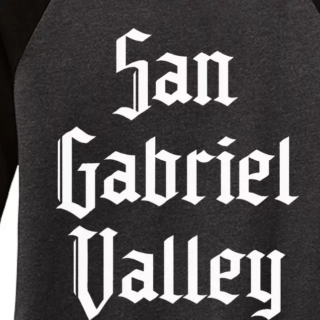 San Gabriel Valley Sgv 626 Area Code San Gabriel Valley Women's Tri-Blend 3/4-Sleeve Raglan Shirt