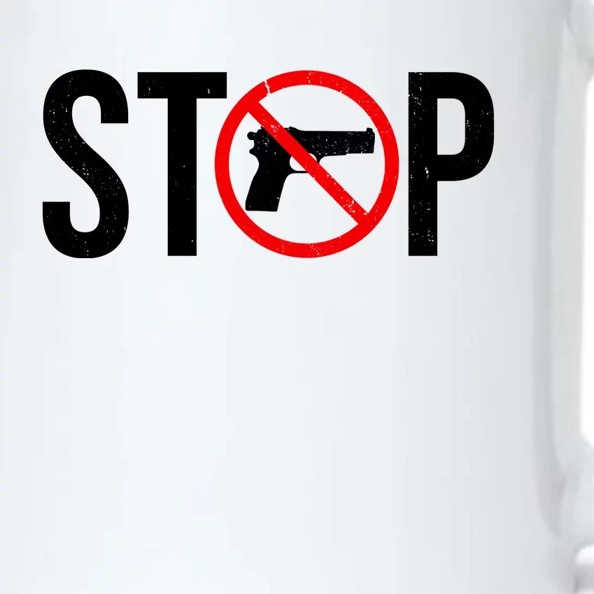 Stop Gun Violence Anti Guns Black Color Changing Mug