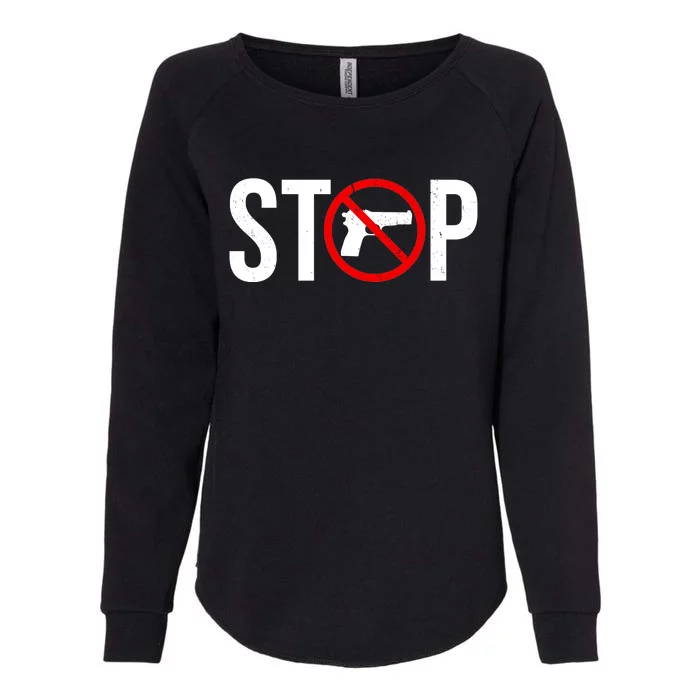 Stop Gun Violence Anti Guns Womens California Wash Sweatshirt