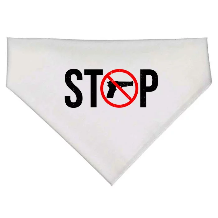 Stop Gun Violence Anti Guns USA-Made Doggie Bandana