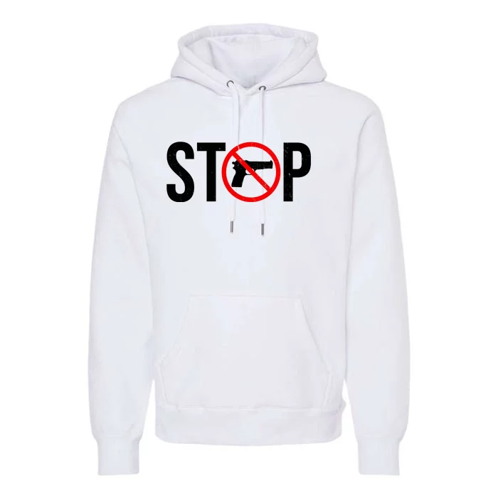 Stop Gun Violence Anti Guns Premium Hoodie