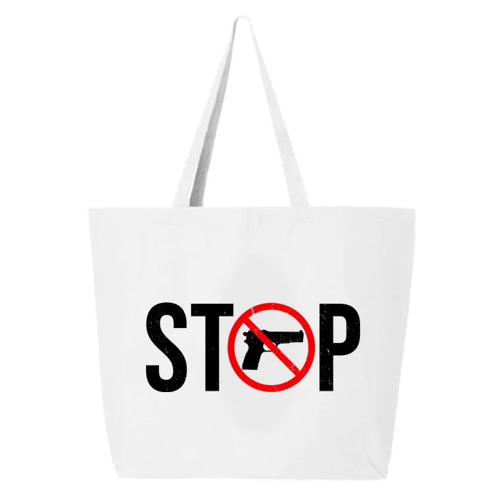 Stop Gun Violence Anti Guns 25L Jumbo Tote