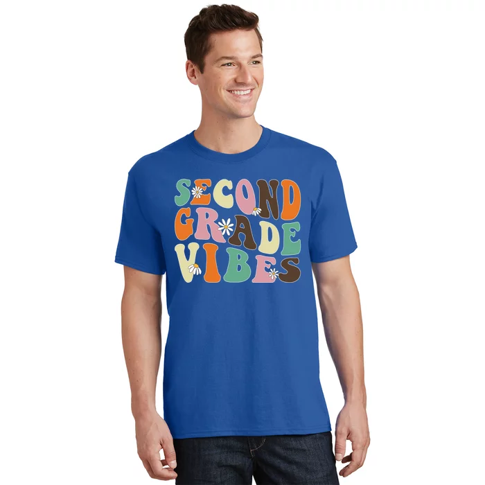 Second Grade Vibes 2Nd Grade Team Teacher Student School Gift T-Shirt