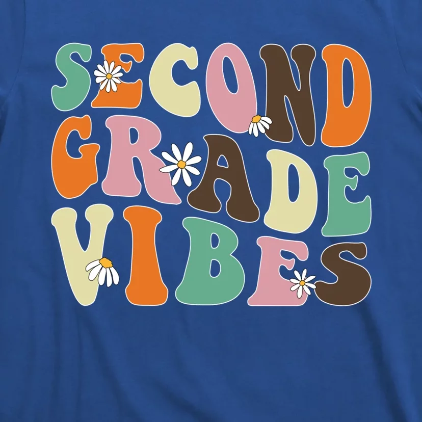 Second Grade Vibes 2Nd Grade Team Teacher Student School Gift T-Shirt